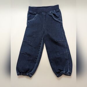 Hanna Andersson Organic Elastic Waist Jeans, Unisex